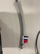 1/2 in. PTC x 3/4 in. FIP x 18 in. Braided Stainless Steel Water Heat. Connector