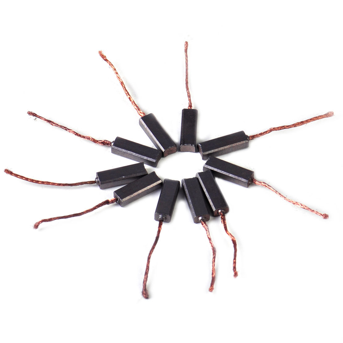 10x Carbon Brushes Wire Generator Electric Motor Brush 4.5x6.5x20mm eBay