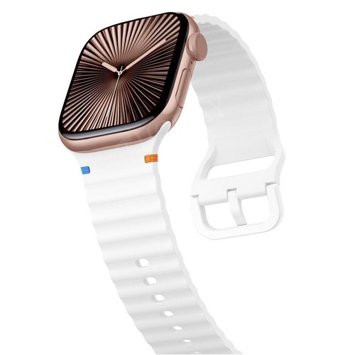 Correa de silicona pulsera para Apple Watch Series 10/9/8/7/6/5//4/3 SE Ultra 1 2 - Imagen 26 de 94