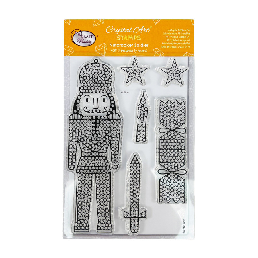 Crystal Art A6 Stamp Set - Nutcracker Soldier
