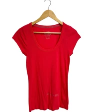 Arizona jean company Junior teaberry basic top short sleeve size L