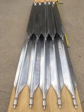 Lot 10 Hardt Inferno Blaze 3000 3500 4500 Used Rotisserie Angled V Spit Skewer