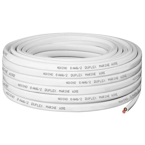 8 Stärke Marine Draht 8 AWG 20 Fuß Duplex Marinequalität Draht verzinntes Kupfer schwer D... - Bild 3 von 10