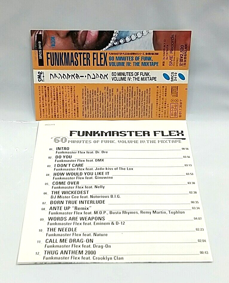 CD) Funkmaster Flex – 60 Minutes Of Funk Funk, Volume IV:, SRCS