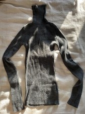 Maison margiela knit sweater. Wool. Turtleneck. Gray. XS. New with tags
