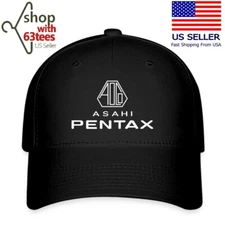 Asahi Pentax Camera Baseball Cap Hat Size Adjustable S/M & L/XL