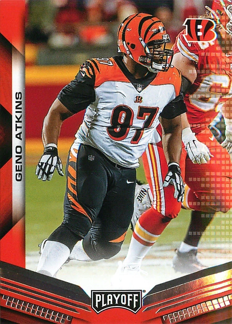 Geno Atkins 2019 NFL Panini PLAYOFF Football Base Card 34