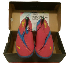 Speedo Kids Surfwalker Pro - Water Shoes - Sz 2 - Fuchsia/Hawaiian Ocean
