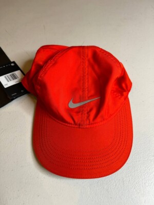 NEW - Nike Adult Unisex Aerobill Featherlight Running Hat-fiery