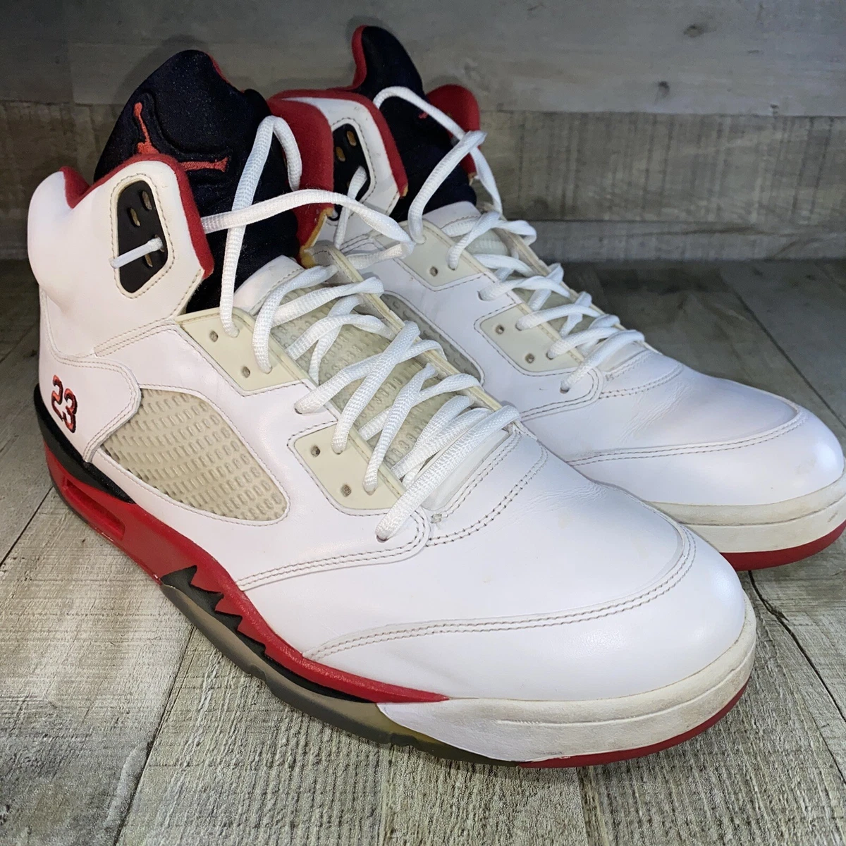 Jordan 5 retro fire red black tongue clearance