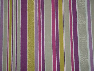 SANDERSON GARDINENSTOFF ''EBBA'' 2,8 METER (280 CM) BEERE/MULTI
