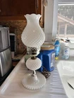 Vintage Milk Glass Hobnail Lamp