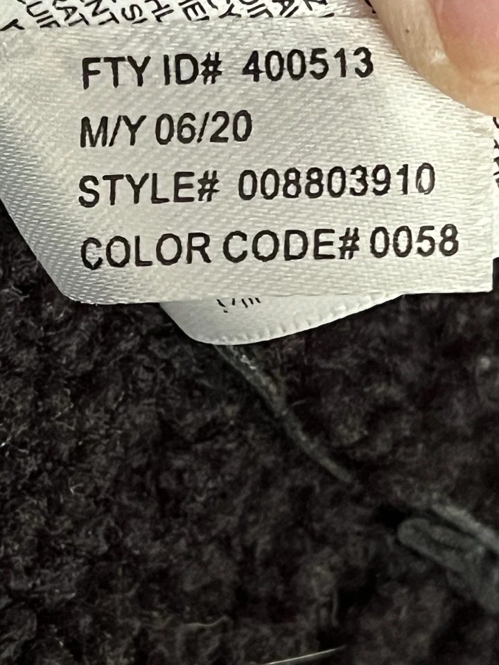 Chaqueta de moto Express negra de imitación de cuero con cuello Sherpa para mujer XL Foto 2 de 2