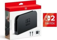 Genuine Nintendo Switch 2 Dock Set with AC Adapter, USB-C and HDMI Cable Unused