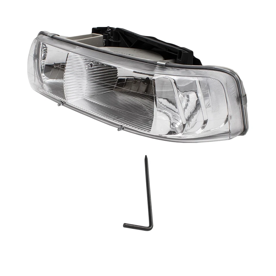 Performance Headlights fits Silverado Tahoe Suburban w/ Mounting Pins 4 Pc Set - Imagem 3 de 4