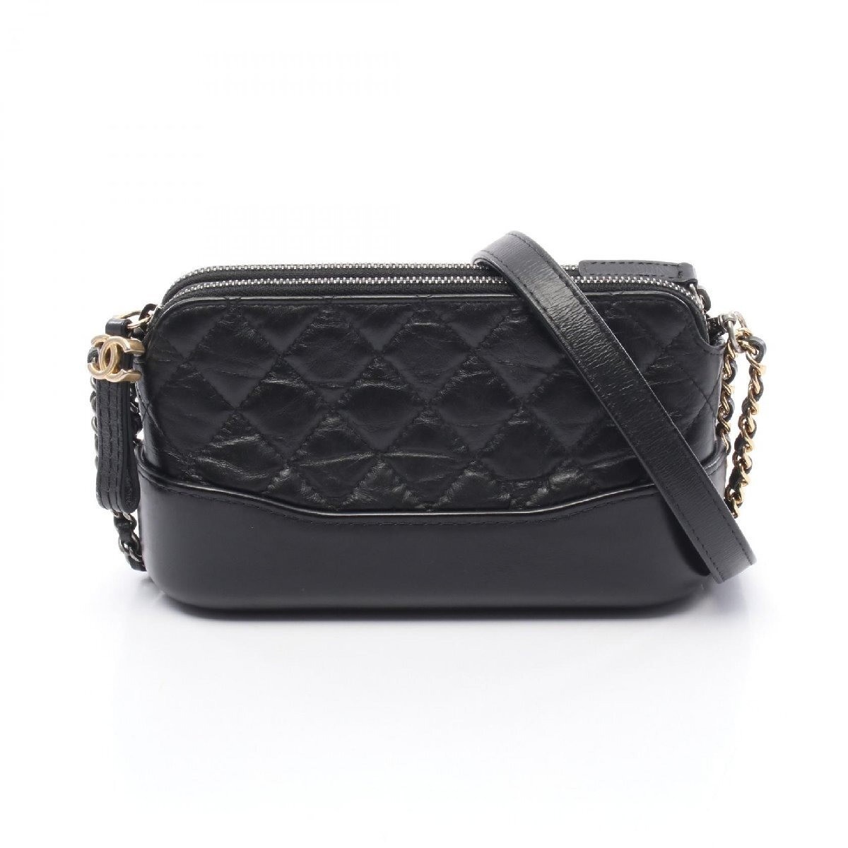CHANEL Lambskin Matrasse Leather Shoulder Bag