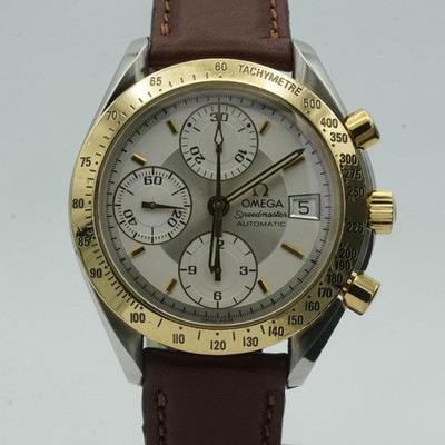 OMEGA SPEEDMASTER DATE HERREN 3313.33 AUTOMATIK 39MM SCHÖN STAHL/GOLD OM420
