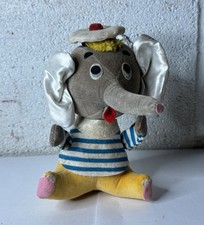 Vintage Dakin Dream Pets Stuffed Animal With Tags 368 Ernest Elephant