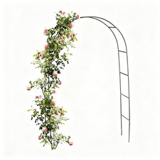Metal Garden Arch Trellis,Adjustable Arbor Trellis for Climbing Plants