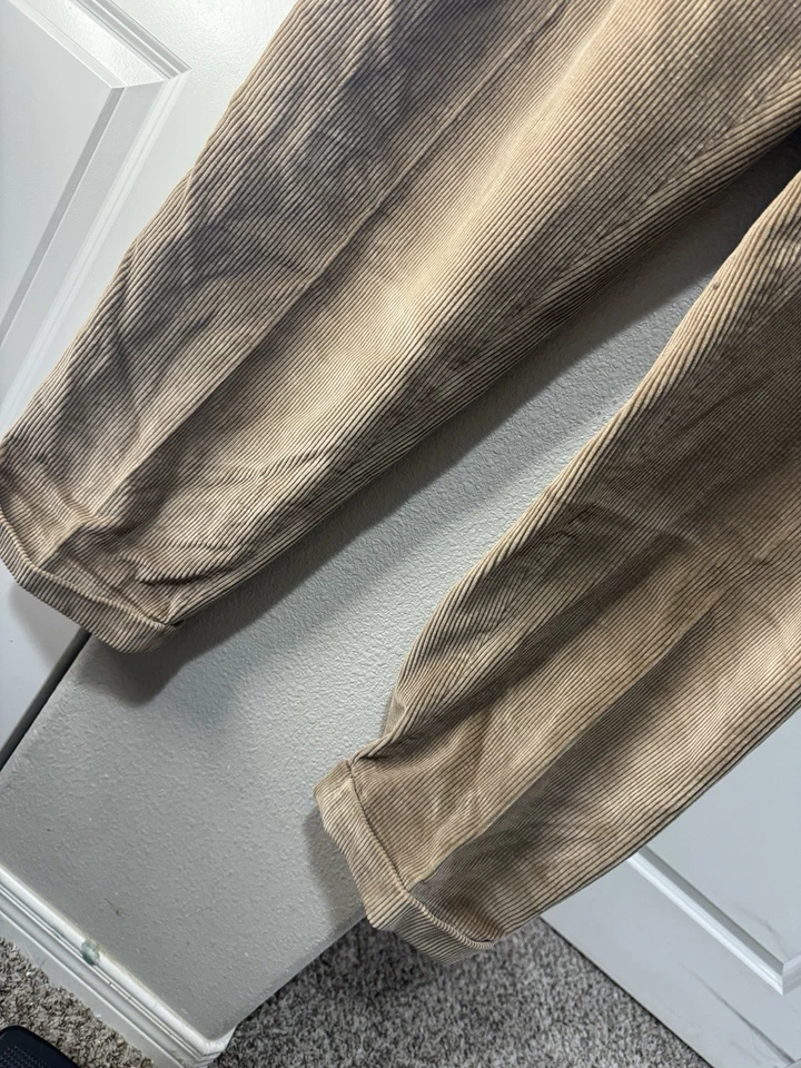 Calças adultas de veludo marrom algodão W38 L32 Nautica - Imagem 4 de 4