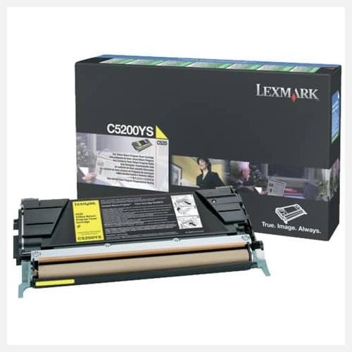Toner return program Lexmark giallo C5200YS