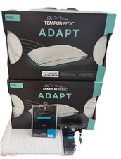 2-Tempur-Pedic Adapt Queen Pillows With 2- Pillow Protectors