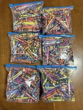 Lot of Crayons Used Bulk Crafts Art Melting Fun Activities     All Crayola