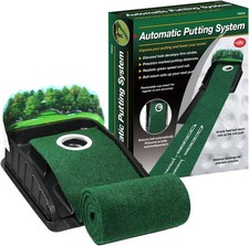 Putting Green Matte Puttingmatte Mit Ballr&uuml;cklauf Golf Indoor Minigolf Simulator