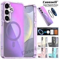 For Samsung Galaxy A17 A27 A37 A57 A16 S26 A36 A56 Gradient Magnetic Case Cover