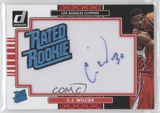 2014-15 Panini Donruss Rated Rookie Signature CJ Wilcox #RR-CJW Patch Auto 0q0