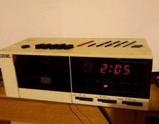 LOEWE   Vintage Radio alarm clock 1980s  Sold  Parts/ Repairs. See Description 