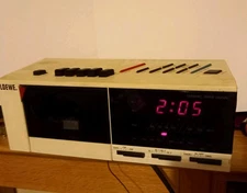LOEWE   Vintage Radio alarm clock vintage 1980s rare spares