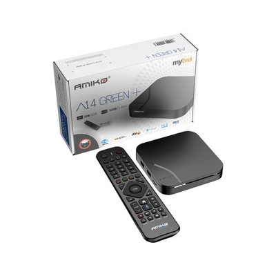 Amiko A14 Green+ 4K   Android 14   OTT Mediaplayer 32GB Bluetooth MyTV 3