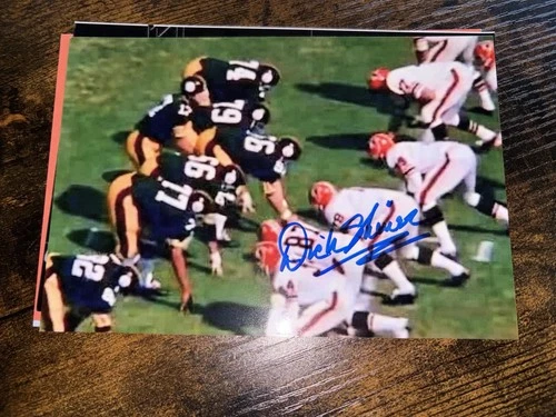 Autographed 4x6 DICK SHINER Pittsburgh Steelers Signed Photo NFL