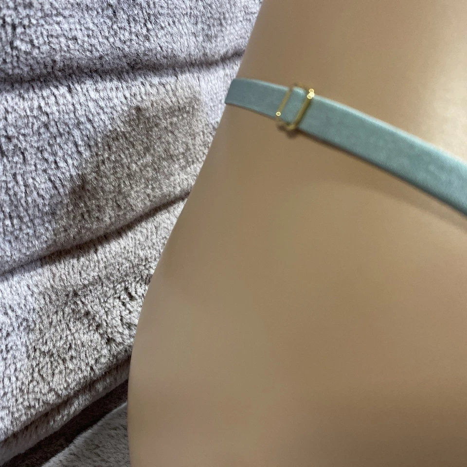 Tanga ajustable 27-44 L azul encaje VICTORIAS SECRET hombre bolsa bragas Foto 3 de 4