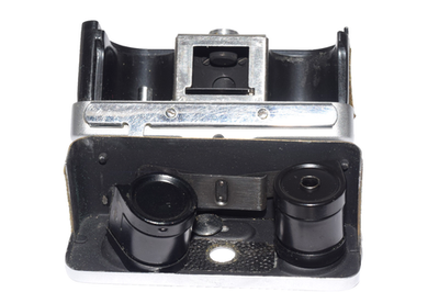 MEOPTA ステレオカメラ STEREO-MIKROMA ll アダプター付き MIKROMA II Camera,Meopta, 16MM Czechoslovakia Mirar 3,5/20mm.Lens