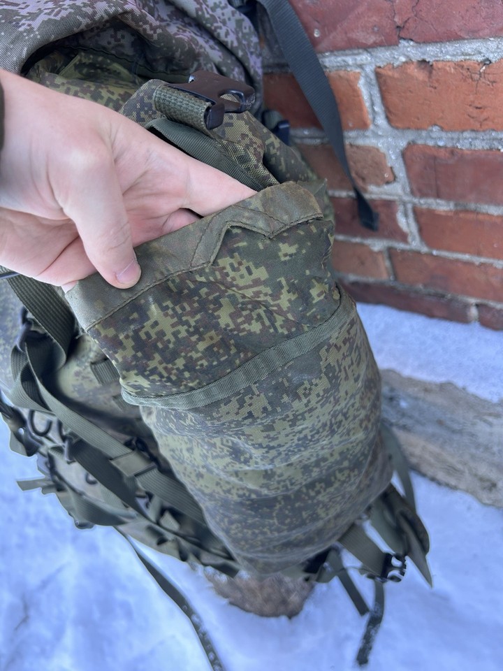 Large 60L Russian Army raid backpack with pouches, EMR camo, Ratnik | eBay