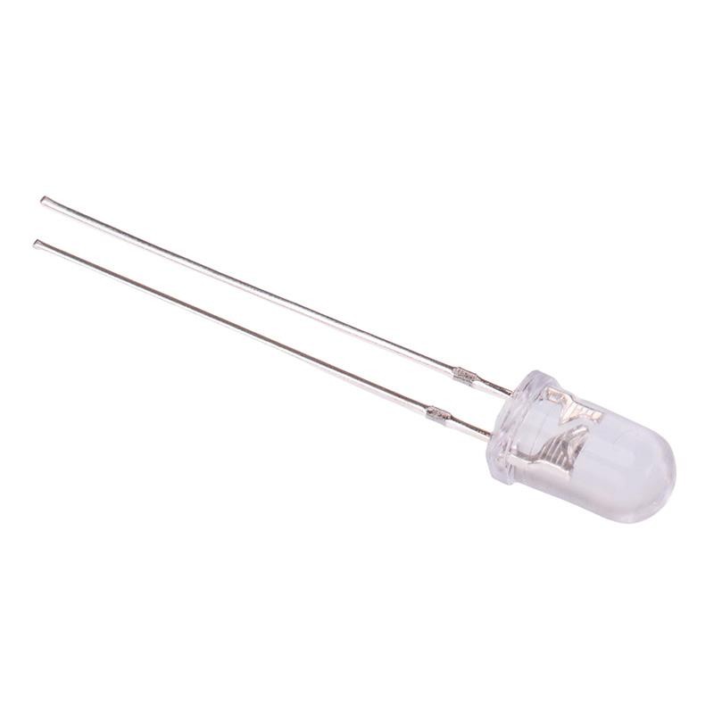 50 x Yellow 5mm Clear Round LED 2000mcd