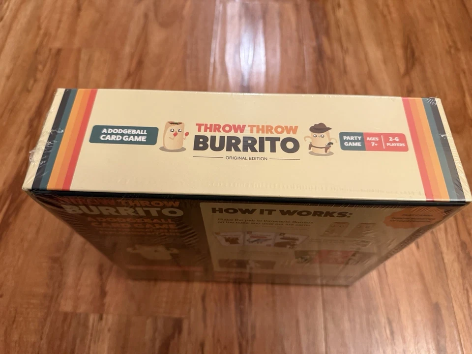 Throw Throw Burrito Dodgeball Card Game By Exploding Kittens Brand New Sealed - Image 3 of 4
