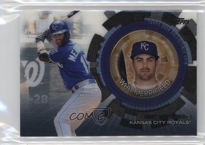 2020 Update Topps Baseball Coins Black 67/199 Whit Merrifield #TBC-WM 14mg