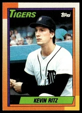 1990 Topps Kevin Ritz Rookie Detroit Tigers #237