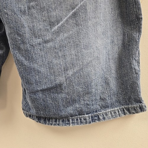 Pantaloncini jeans Southpole Denim uomo 42 blu chiaro larghi larghi larghi uomo Y2K 12 con cuciture interne - Foto 10 di 18