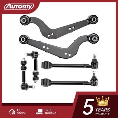 6Pcs Chrome Rear Control Arm Set Fits Toyota RAV4 2010-2012 2013 2.5L 2014-2017