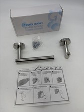 New Stainless Steel Towel Bar Hooks Holder Wall Mounted Bathroom Hardware Set