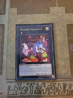 YUGIOH SLACKER MAGICIAN CBLZ-EN053 RARE 1ST ED NM