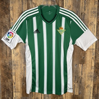 Real Betis 2015-16 Home Soccer Jersey Adidas F86463 Men's Small | eBay