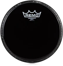 Remo Ebony Ambassador Drumhead - 8"