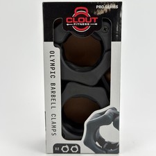 Clout Fitness Pro Series Barbell Clamps Collars For 2 Inch Olympic Size Barbell