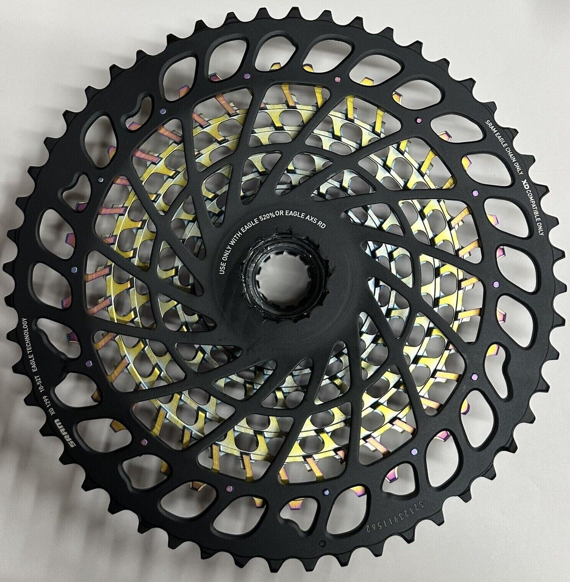 SRAMスプロケットXG-1299 RAINBOW 10-50 12S SRAM XG-1299 Eagle 10-50 12 Speed Cassette Rainbow