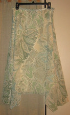 8 s skirt beautiful mixed pattern lined sheer flowing vintage Evan-Picone